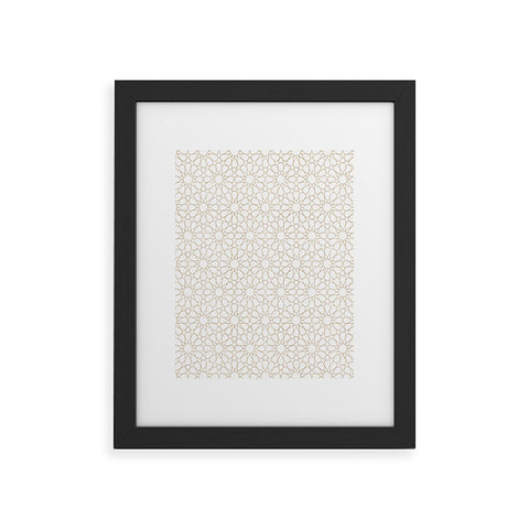 Holli Zollinger MAROK BEIGE Framed Art Print