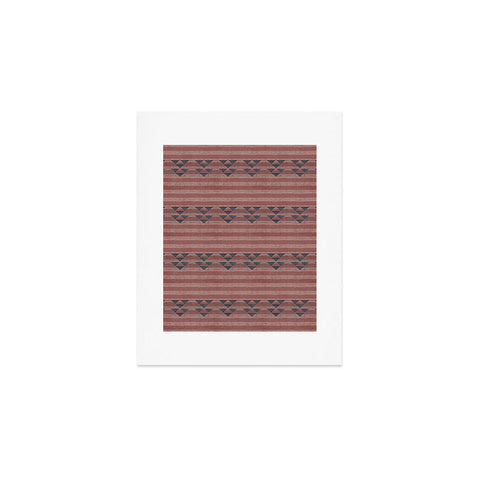 Holli Zollinger MARSALA STRIPE Art Print