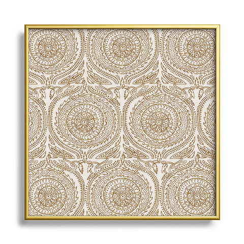 Holli Zollinger MEKKI SUN Metal Square Framed Art Print