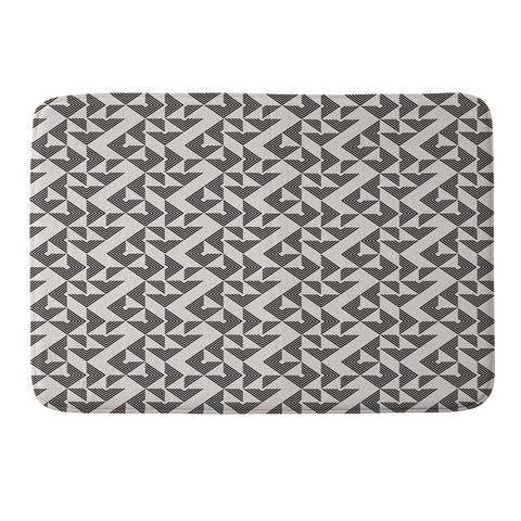 Holli Zollinger Mod Circuit Neutral Memory Foam Bath Mat
