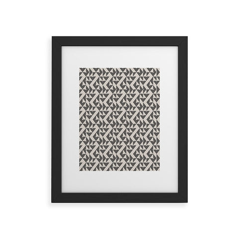 Holli Zollinger Mod Circuit Neutral Framed Art Print