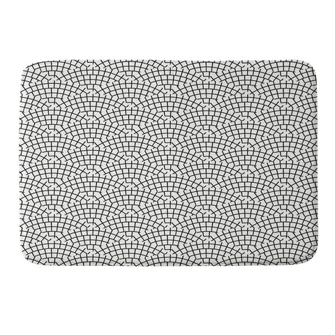 Holli Zollinger MOSAIC SCALLOP LIGHT Memory Foam Bath Mat