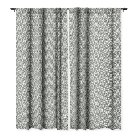 Holli Zollinger MOSAIC SCALLOP LIGHT Blackout Window Curtain