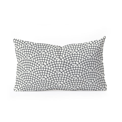 Holli Zollinger MOSAIC SCALLOP LIGHT Oblong Throw Pillow