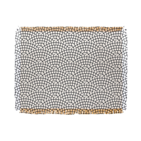 Holli Zollinger MOSAIC SCALLOP LIGHT Throw Blanket