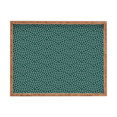 Holli Zollinger MOSAIC SCALLOP MARINE Rectangular Tray