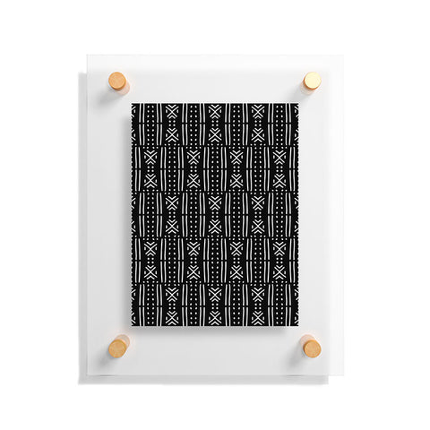 Holli Zollinger MUDCLOTH BLACK Floating Acrylic Print
