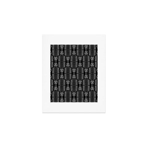 Holli Zollinger MUDCLOTH BLACK Art Print