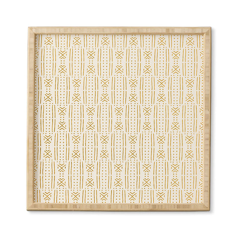 Holli Zollinger MUDCLOTH GOLD Framed Wall Art