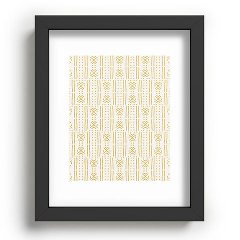 Holli Zollinger MUDCLOTH GOLD Recessed Framing Rectangle