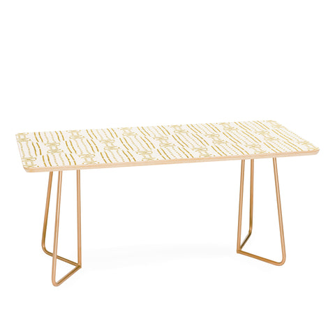 Holli Zollinger MUDCLOTH GOLD Coffee Table