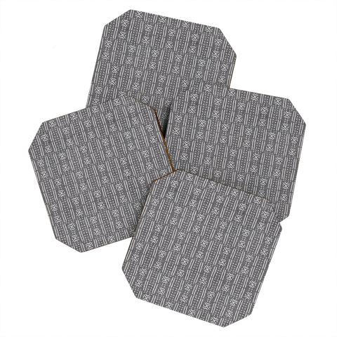 Holli Zollinger MUDCLOTH LINEN Coaster Set
