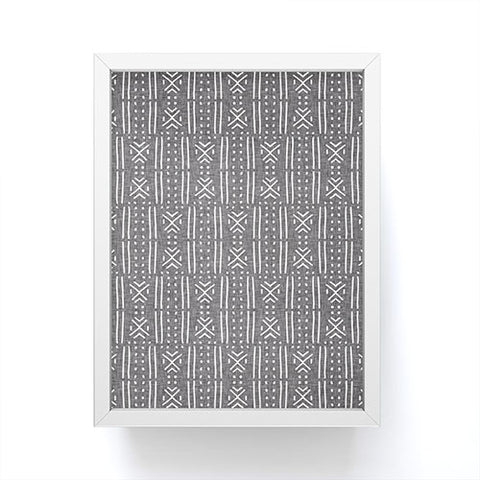 Holli Zollinger MUDCLOTH LINEN Framed Mini Art Print