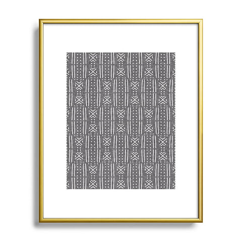 Holli Zollinger MUDCLOTH LINEN Metal Framed Art Print
