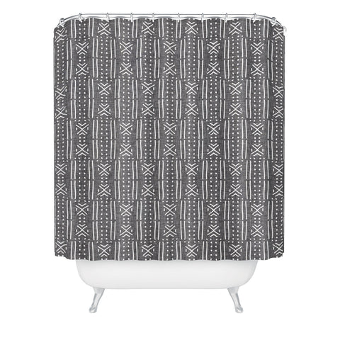 Holli Zollinger MUDCLOTH LINEN Shower Curtain
