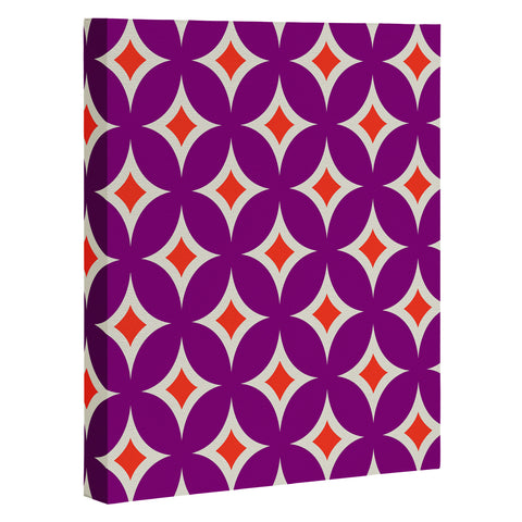 Holli Zollinger Mulberry Diamonds Art Canvas