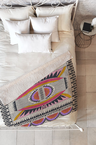 Holli Zollinger Namais Fleece Throw Blanket