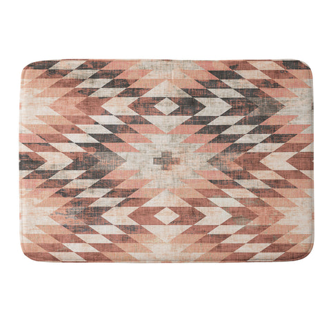 Holli Zollinger NATIVE CORAL DIAMOND Memory Foam Bath Mat