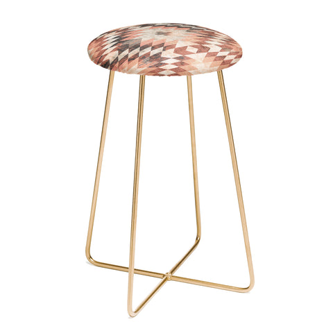 Holli Zollinger NATIVE CORAL DIAMOND Counter Stool