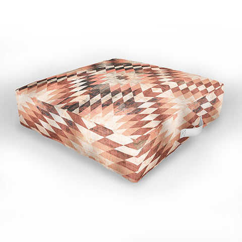 Holli Zollinger NATIVE CORAL DIAMOND Outdoor Floor Cushion