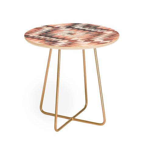 Holli Zollinger NATIVE CORAL DIAMOND Round Side Table