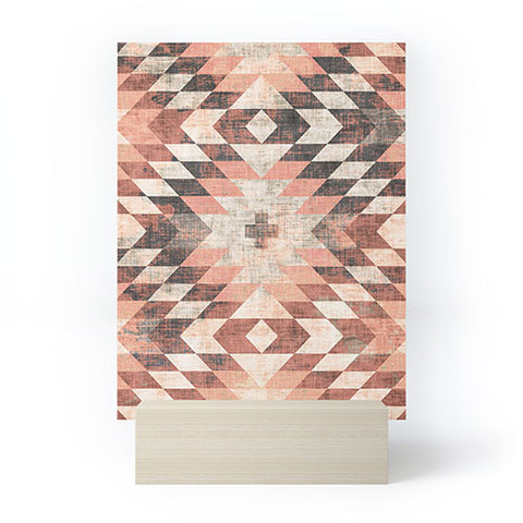 Holli Zollinger NATIVE CORAL DIAMOND Mini Art Print