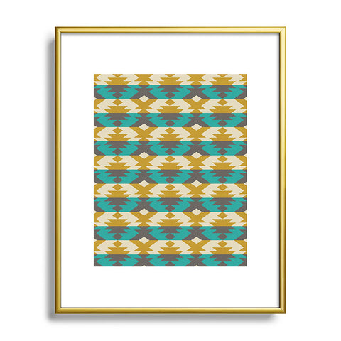 Holli Zollinger native diamond Metal Framed Art Print