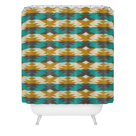 Holli Zollinger native diamond Shower Curtain