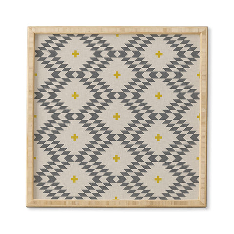 Holli Zollinger Native Natural Plus Gold Framed Wall Art