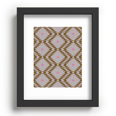 Holli Zollinger Native Natural Plus Pink Recessed Framing Rectangle