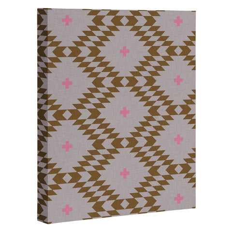 Holli Zollinger Native Natural Plus Pink Art Canvas