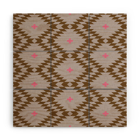 Holli Zollinger Native Natural Plus Pink Wood Wall Mural