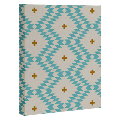 Holli Zollinger Native Natural Plus Turquoise Art Canvas