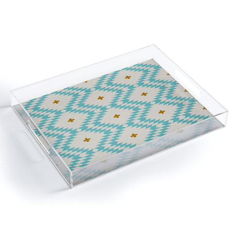 Holli Zollinger Native Natural Plus Turquoise Acrylic Tray