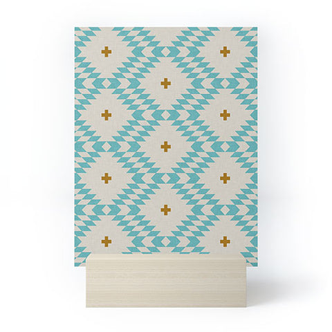 Holli Zollinger Native Natural Plus Turquoise Mini Art Print