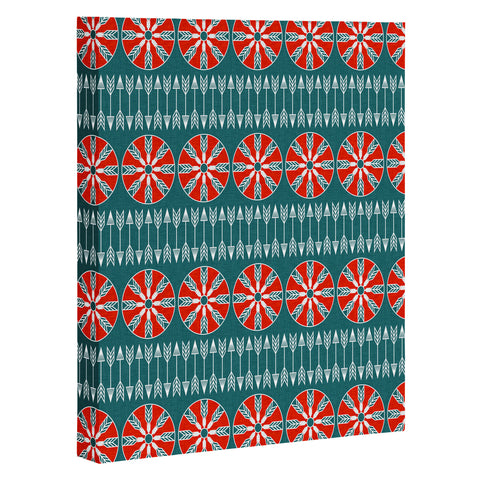 Holli Zollinger Native Sun And Arrow Art Canvas