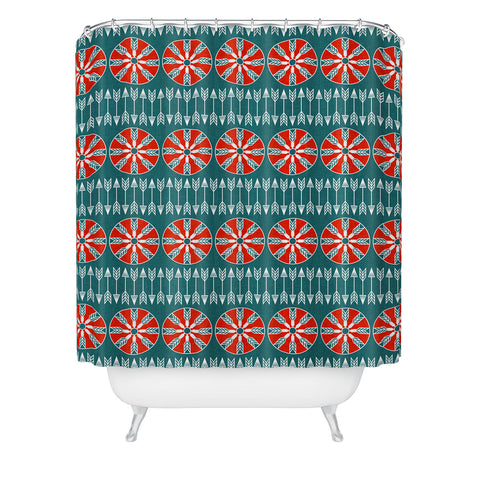 Holli Zollinger Native Sun And Arrow Shower Curtain
