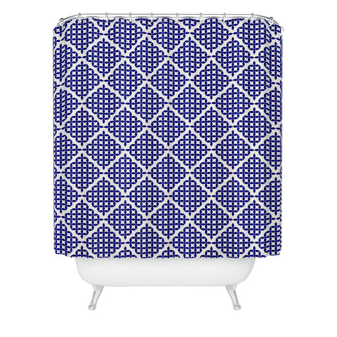 Holli Zollinger Nautical Knots Shower Curtain