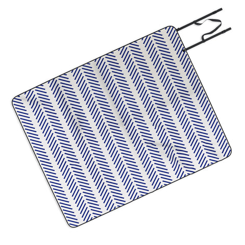 Holli Zollinger Nautical Lines Picnic Blanket