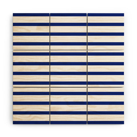 Holli Zollinger Nautical Stripe Wood Wall Mural