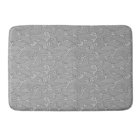 Holli Zollinger NAVI GREY Memory Foam Bath Mat