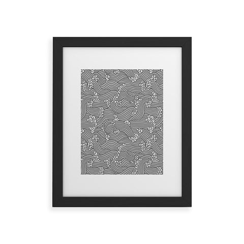 Holli Zollinger NAVI GREY Framed Art Print