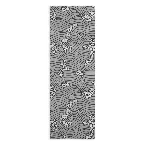 Holli Zollinger NAVI GREY Yoga Towel