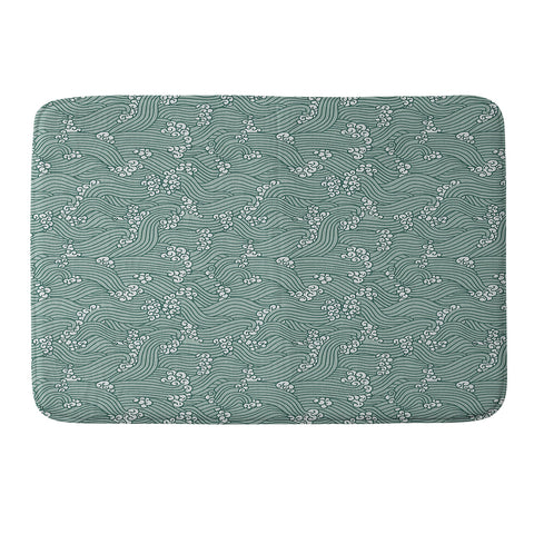 Holli Zollinger NAVI SEAFOAM Memory Foam Bath Mat