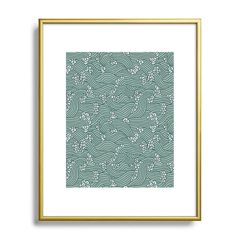 Holli Zollinger NAVI SEAFOAM Metal Framed Art Print