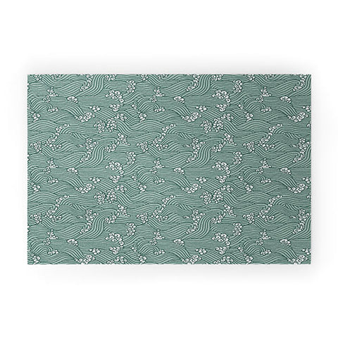 Holli Zollinger NAVI SEAFOAM Welcome Mat