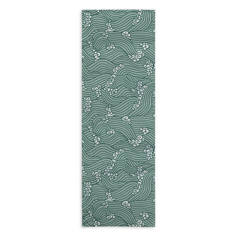 Holli Zollinger NAVI SEAFOAM Yoga Towel