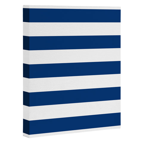 Holli Zollinger Navy Stripe Art Canvas