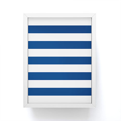 Holli Zollinger Navy Stripe Framed Mini Art Print