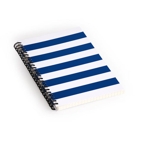 Holli Zollinger Navy Stripe Spiral Notebook